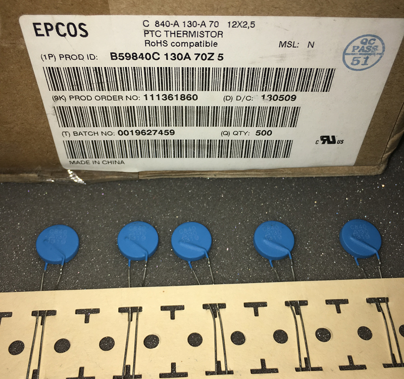 EPCOS  B59840C130A70Z5 PTC C840 2.2A 9R 5pcs/lot