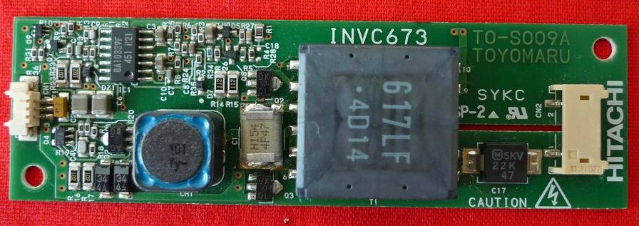 INVC673 TO-S009A HITACHI Inverter board used and tesed