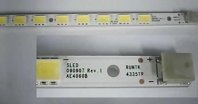 RUNTK 4342TP 60INCH 37LEDS 391mm 6MM LED BACKLIGHT STRIP