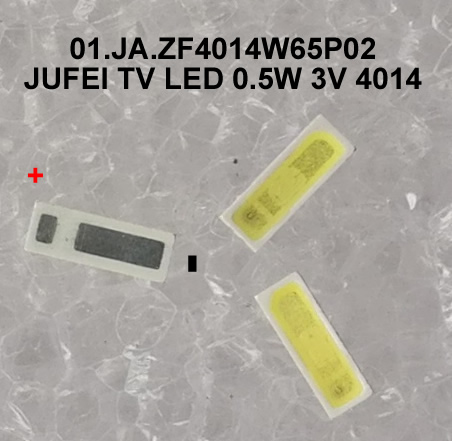 01.JA.ZF4014W65P02 JUFEI TV backlight LED 0.5W 3V 4014 cold white 50pcs/lot