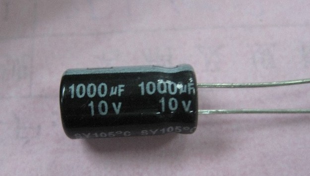 10V-1000uF 8*14mm capacitor 10pcs/lot, www.iccfl.com