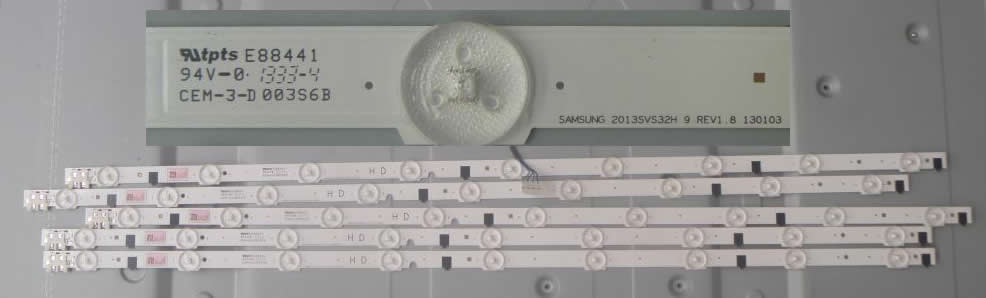 Samsung 2013SVS32H 9 REV1.8 130103 led strip used and tested 1pcs