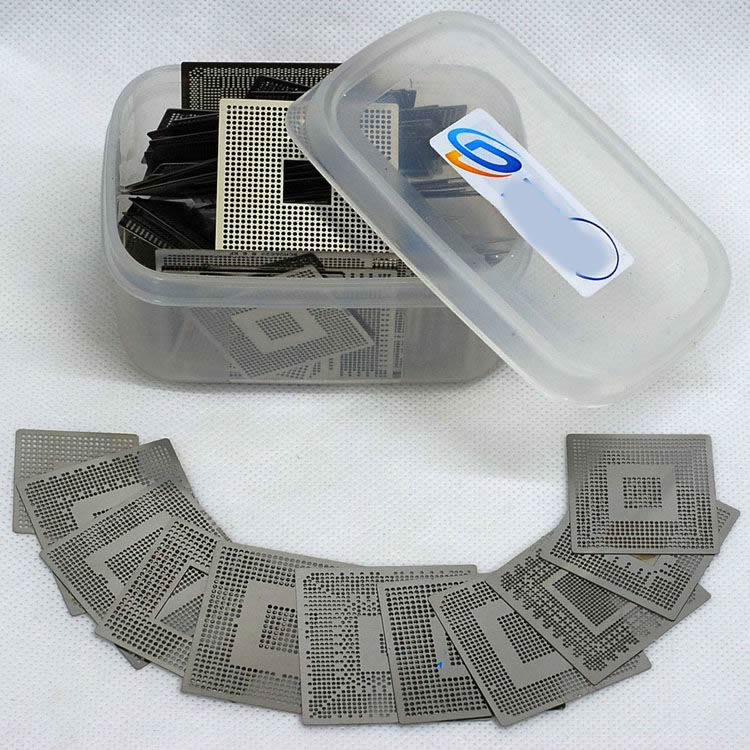 219 PCS widely used heated directly BGA Reballing template stencils