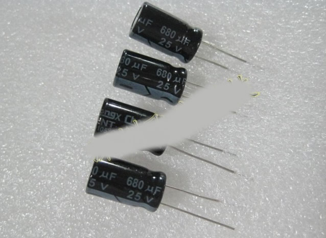25V 680UF 10*17mm capacitor 10pcs/lot