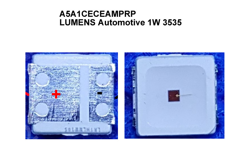 A5A1CECEAMPRP LUMENS Automotive 1W 3535 10pcs/lot