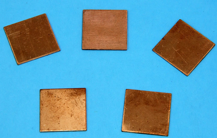 Heatsink Copper Pad Shim for laptop 20mm*20mm 10pcs/lot