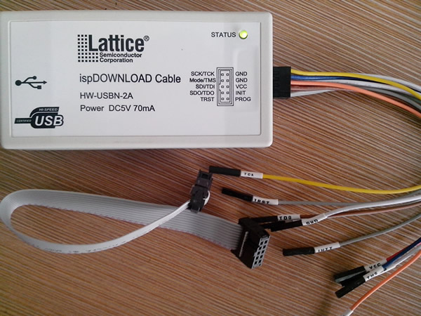 LATTICE USB isp download cable HW-USBN-2A, www.iccfl.com