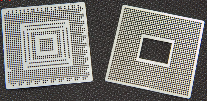PS3 GPU CPU 0.6mm Heat directly BGA PS3 Stencil Template, www.iccfl.com