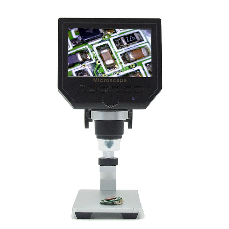 600X 4.3" LCD USB Digital Microscope Portable 8 LED 3.6MP VGA Electronic HD Video Microscopes  Endoscope Magnifier Camera