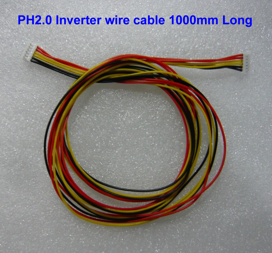 Inverter Wire Harness 6 pin to 6 pin PH2.0 1000mm